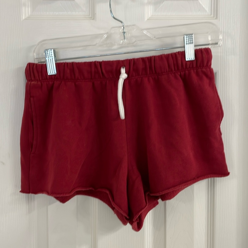 Colsie Jogger Shorts Wine Res Size Small